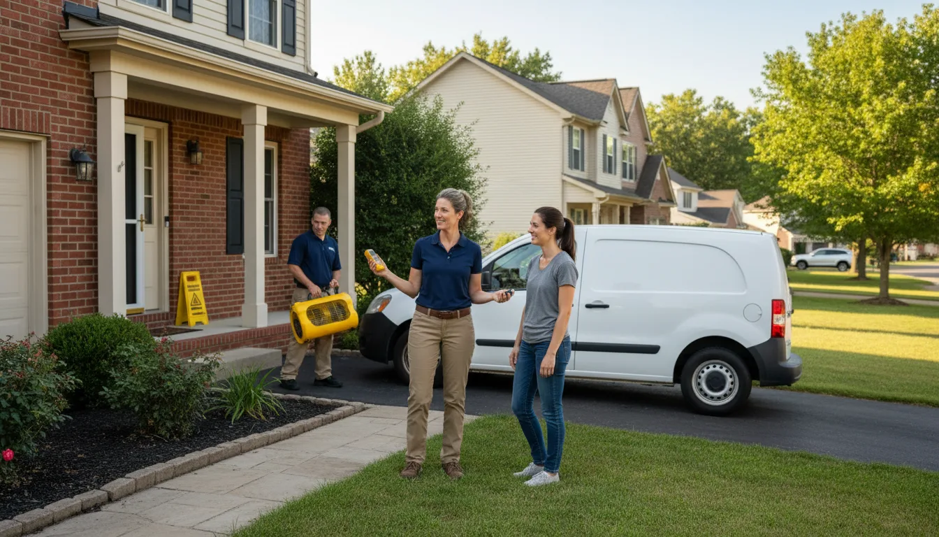 Residential water damage restoration in Alzada, MT